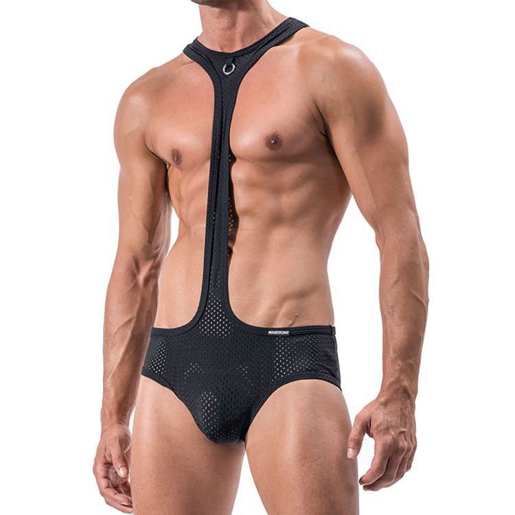 Lingerie Bodysuit Set with Mesh Breathable Design