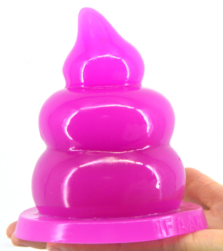 Realistic Adult Toy with Butt Texture and Anal Plug