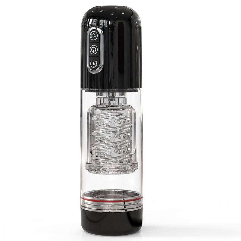 "Automatic Stretching Rotating Male Masturbation Cup"