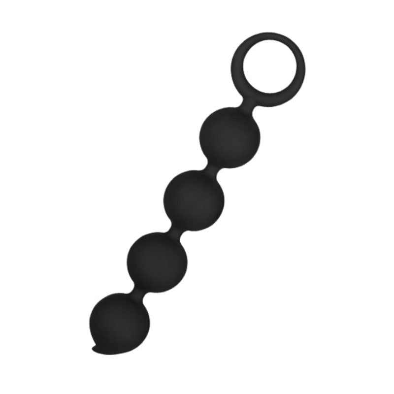 Silicone Anal Beads and Plug for Male and Female Use