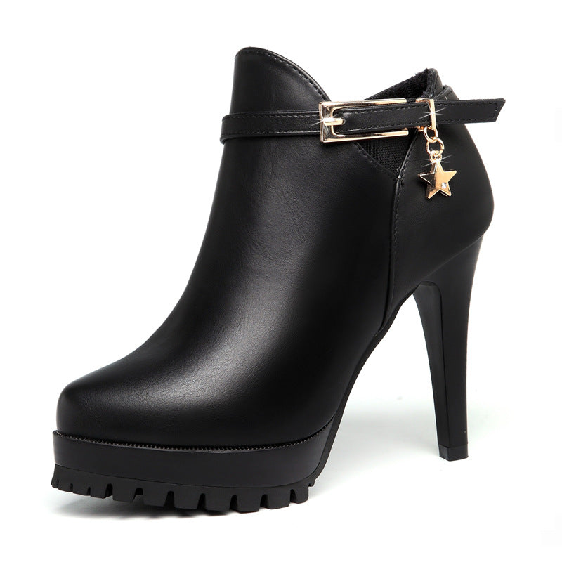 Pointed High Heel Women's Shoes, Sexy Versatile Flats