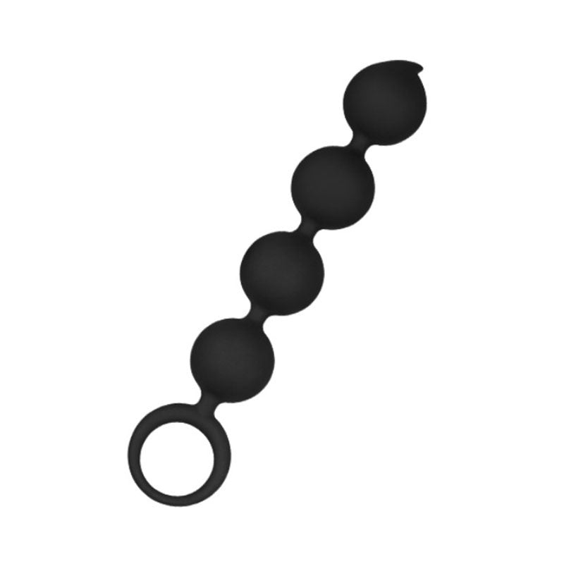Silicone Anal Beads and Plug for Male and Female Use