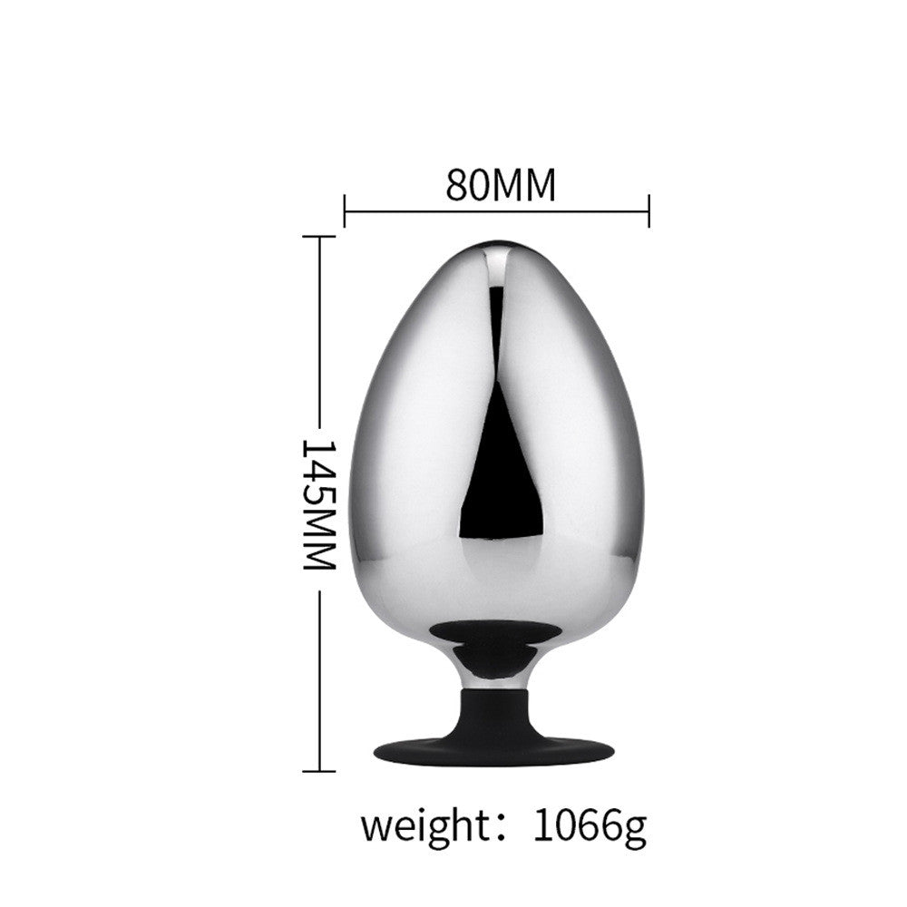 Large Metal Butt Plug for Adult Pleasure and Expansion