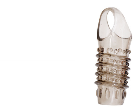 Men's Wolf Tooth Locking Crystal Penis Ring