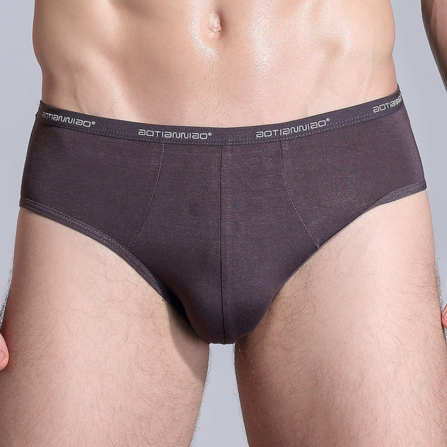 5XL Men's Modal Bamboo Breathable Underwear Briefs