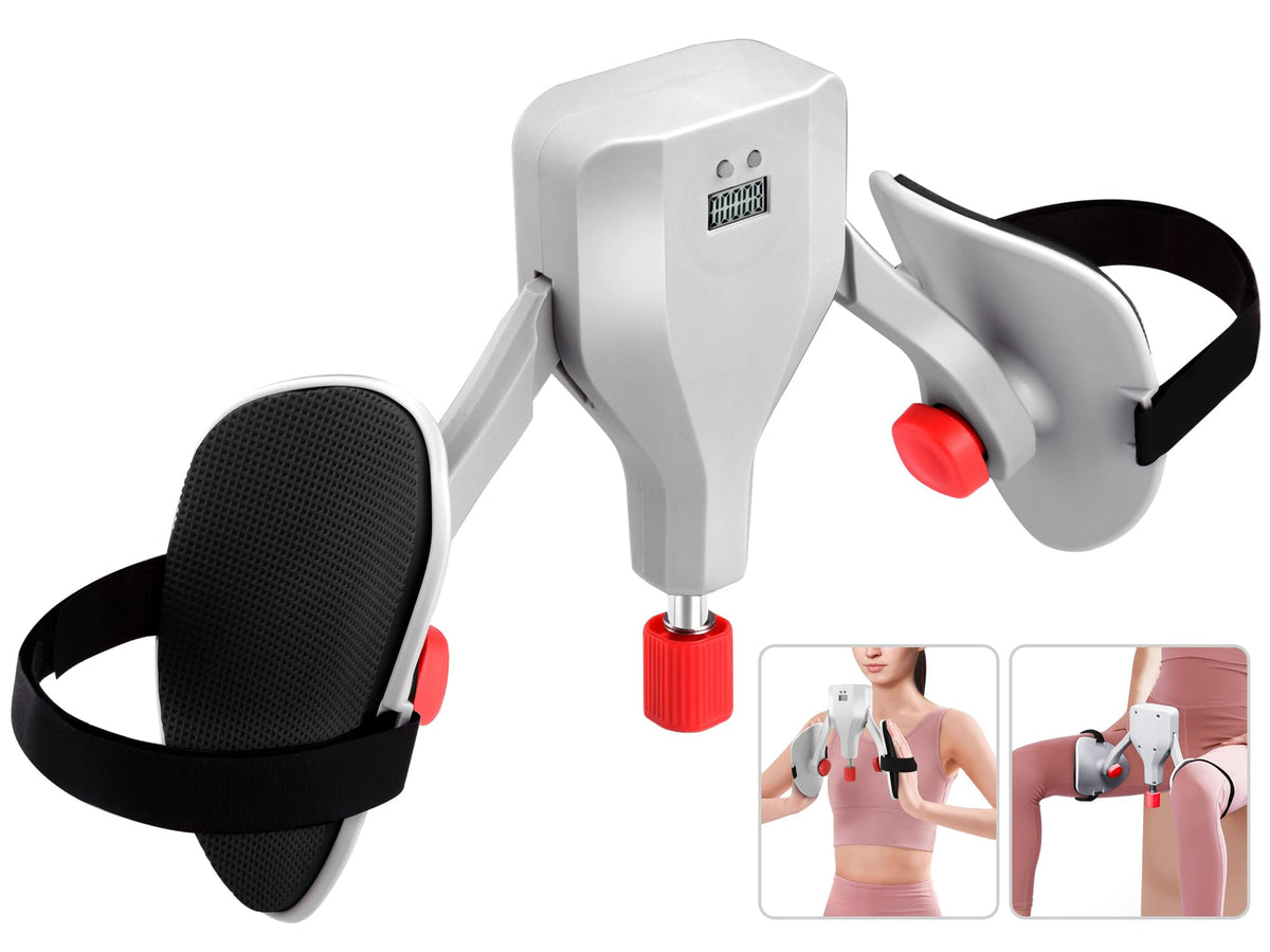 eHUPOO Thigh Master Pelvic Floor Exercise Devices Hip Trainer Inner Thigh Master Thigh Exerciser for Women.77LBS Adjustable Thigh Leg Workout Equipment for Home Gym.Silver