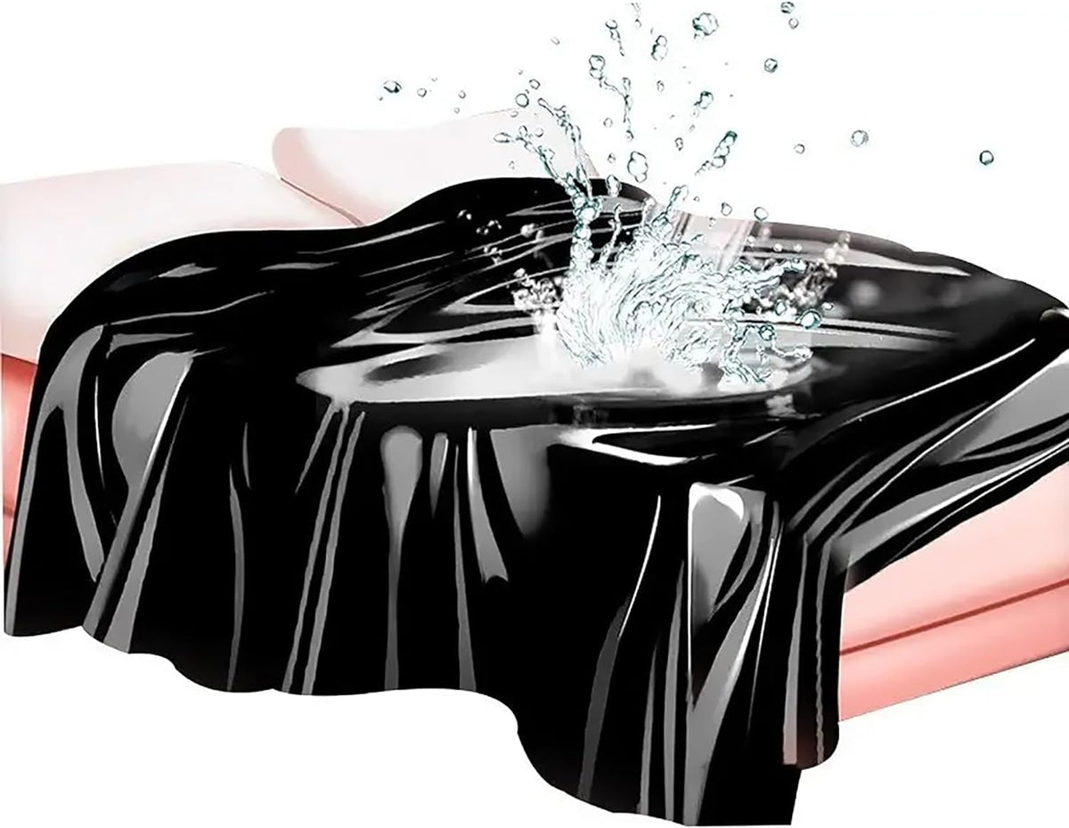 Generic BDSM Waterproof Adult Sex Bed Sheets Mess-Proof Play Sheet for AdultsBed Mattress Cover for Couple Messy Play Portable for Women Sweater Sq197 Black