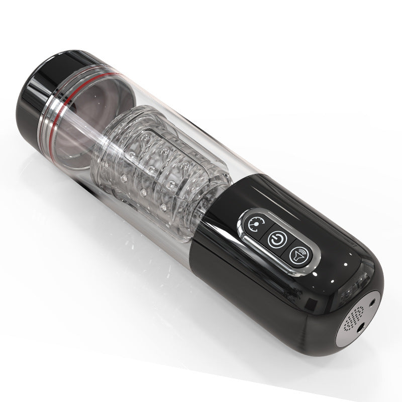 "Automatic Stretching Rotating Male Masturbation Cup"