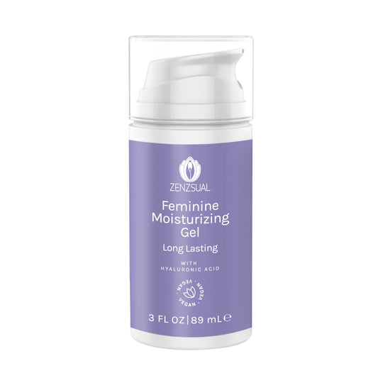 ZENZSUAL Vaginal Moisturizer Gel with Hyaluronic Acid pH Balanced Water-Based for Women- Long Lasting Feminine Moisturizing – Hydrates Protects Regenerates your Intimate Area (3 Fl Oz – 89 ml)