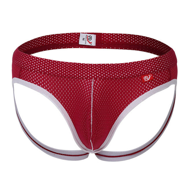 Men's Breathable Mesh Thong G-String Briefs Lingerie