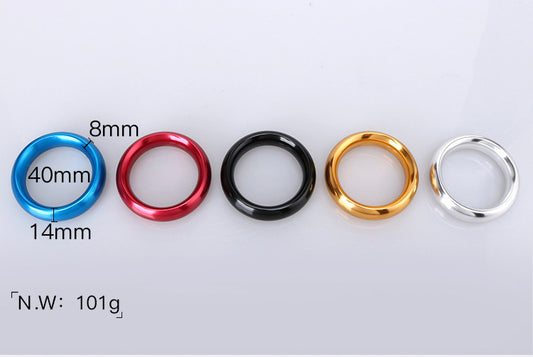 Metal Stainless Steel Penis Ring - Delay and Locking Toy