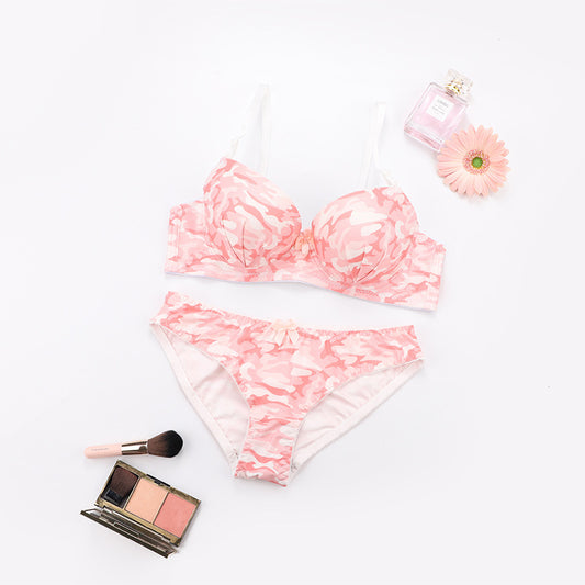 1 Set Women's Sexy Adjustable Bra and Underwear Set