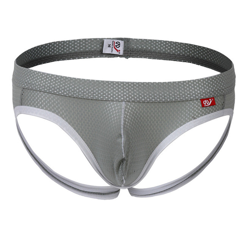 Men's Breathable Mesh Thong G-String Briefs Lingerie