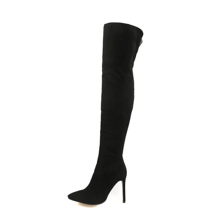 Knee-High High Heeled Women's Boots