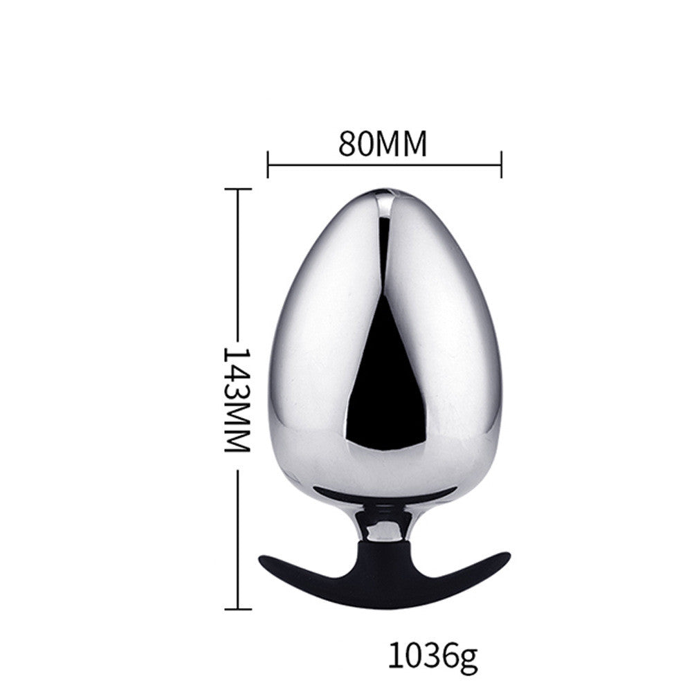 Large Metal Butt Plug for Adult Pleasure and Expansion