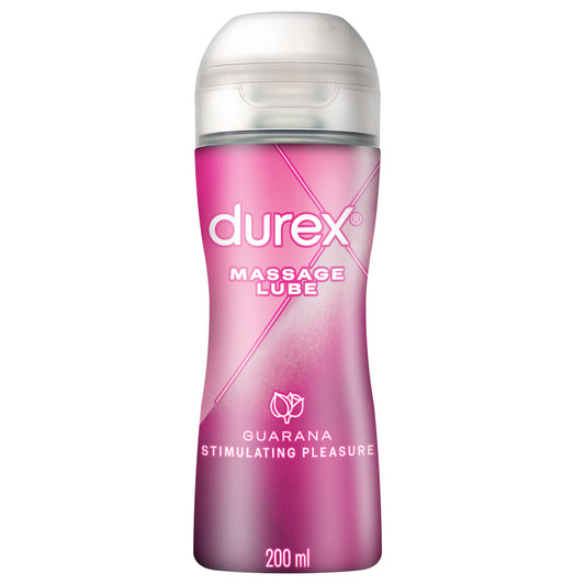 Durex Play 2in1 Light & Non Greasy Stimulating Massage Lubricant with Arousing Guarana - 200ml