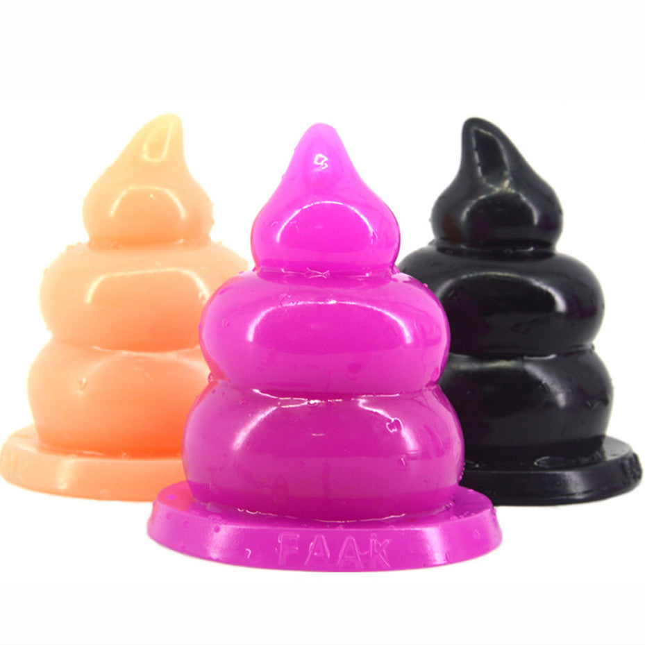Realistic Adult Toy with Butt Texture and Anal Plug