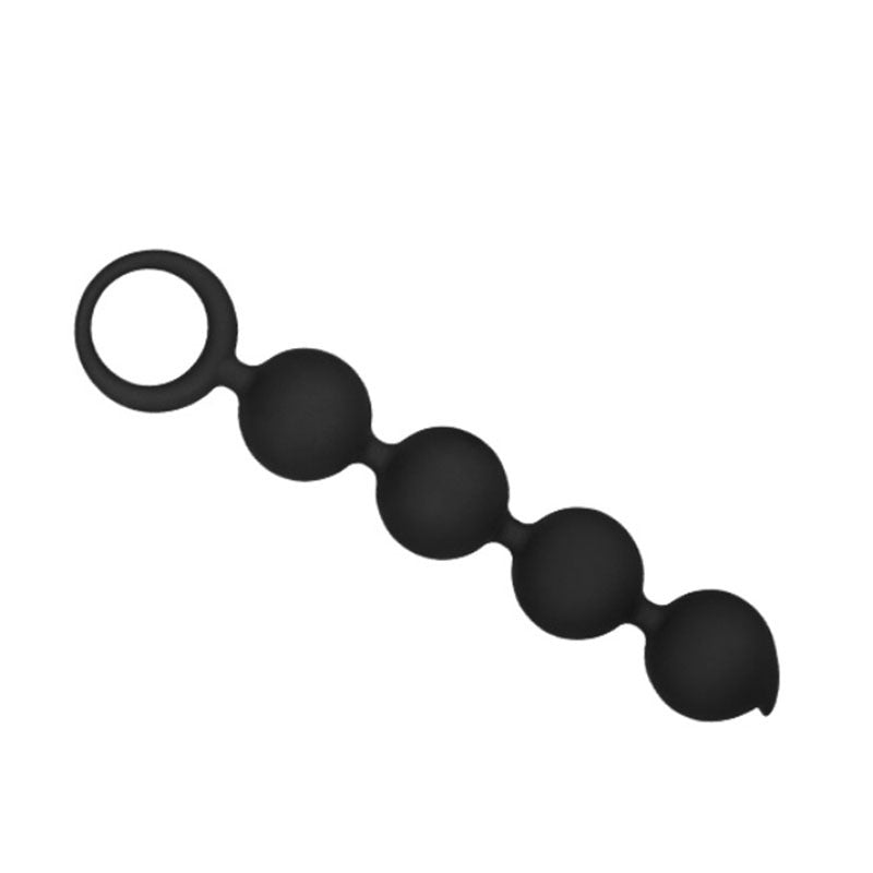 Silicone Anal Beads and Plug for Male and Female Use