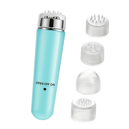 Durfk Mini Travel Massager Mini Massager Mini Tool for Neck Face Shoulder Back (Green)
