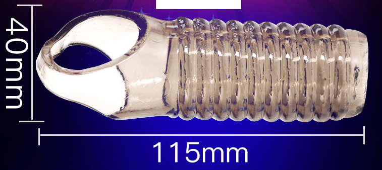 Men's Wolf Tooth Locking Crystal Penis Ring