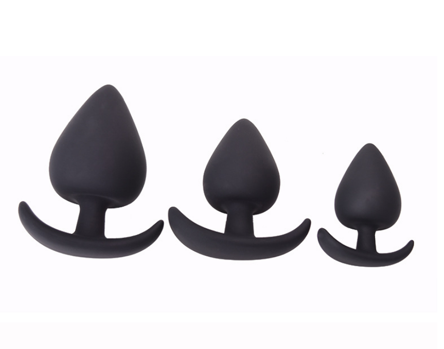 5-Piece Anal Plug Set with Vibrating Eggs for Adults
