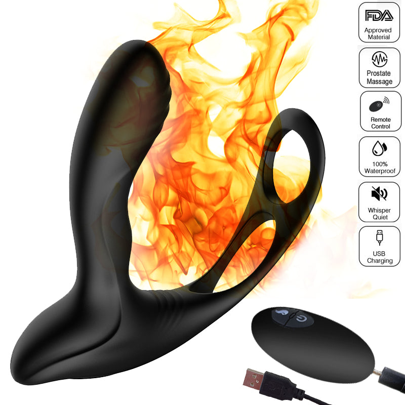 Prostate Massager and Vibrating Anal Plug for Adults