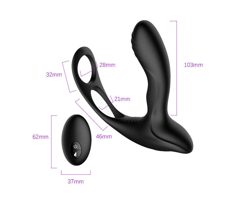 Prostate Massager and Vibrating Anal Plug for Adults