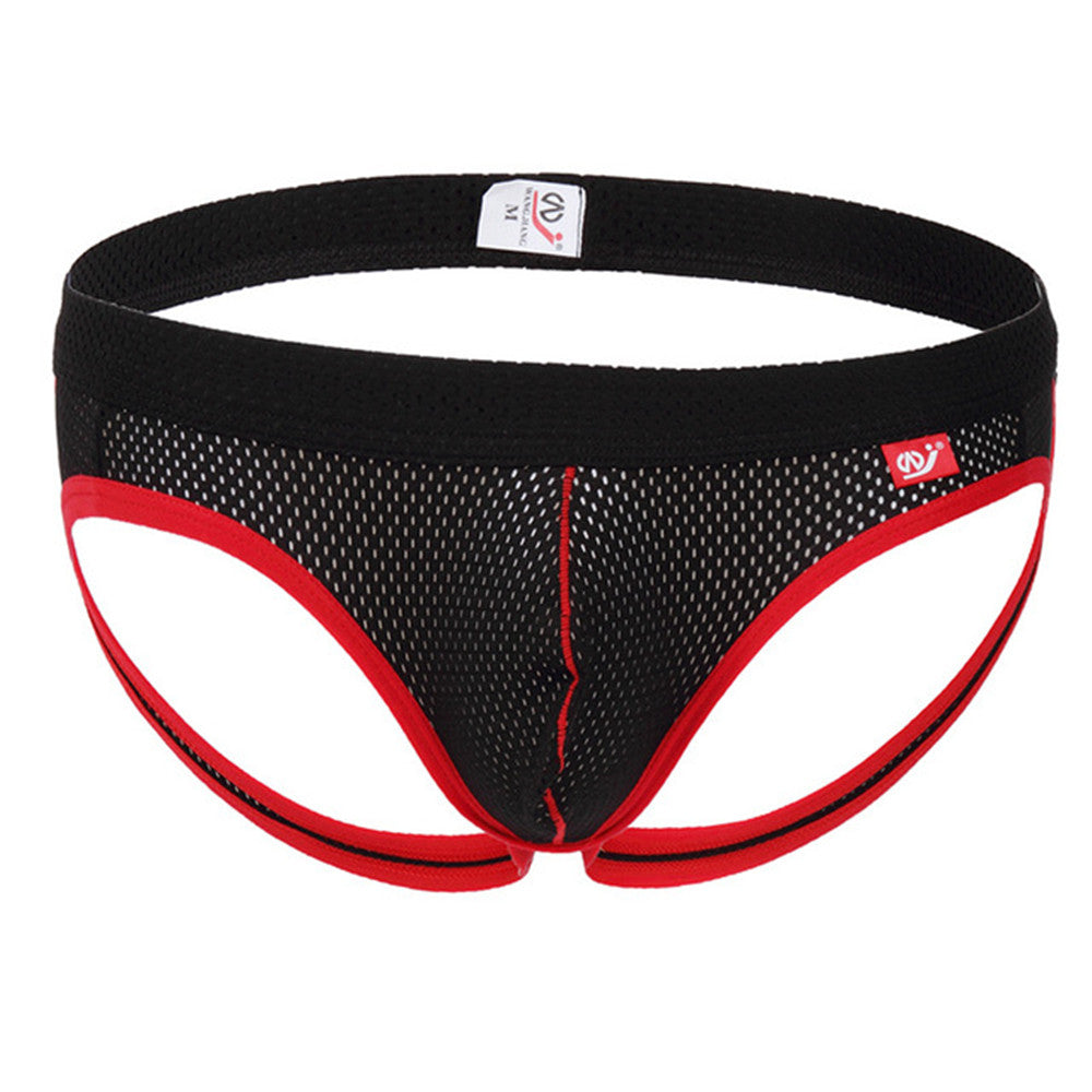 Men's Breathable Mesh Thong G-String Briefs Lingerie